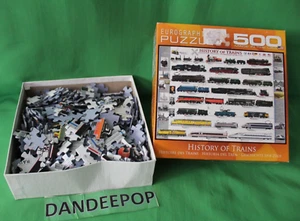 Juguete rompecabezas de 500 piezas Eurographics History of Trains - Imagen 1 de 2