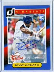 Danny Santana 2014 Panini Donruss The Rookies Certified Autograph Auto