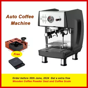 Cafetera espresso comercial máquina de café semiautomática 3 calderas nueva CM808 - Imagen 1 de 13