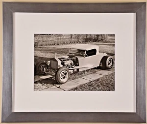 ALFREDO VALENTE Original Vintage Silver Gelatin Hot Rod Roadster Car Photograph - Picture 1 of 12