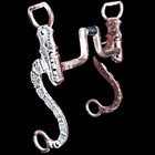 Retired Gist Classic Equine S Shank Calvalry Square Hinge Port German Silver Bit