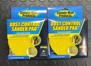 Lot Of  2 -5 PkHook/Loop Dust Control 5" Orbital Vacuum Sander Disc Pad Drywall - Picture 1 of 2