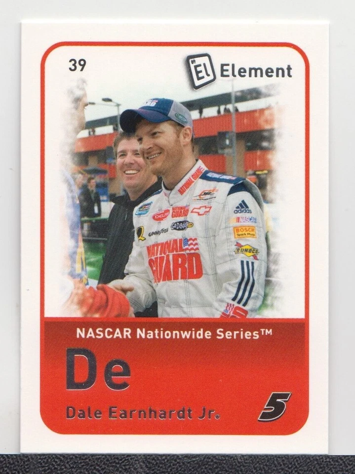 DALE EARNHARDT JR. : 2009 - WHEELS ELEMENT  NNS - CARD No. # 39 - Image 1 of 2