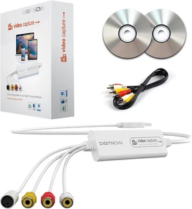VHS to Digital Converter, USB Video Capture Card, Video Capture Device, RCA TO - Picture 1 of 8