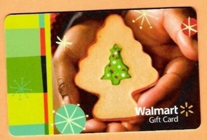 Collectible Walmart Gift Card - Christmas Tree Cookie - No Cash Value - VL11041 - Picture 1 of 1