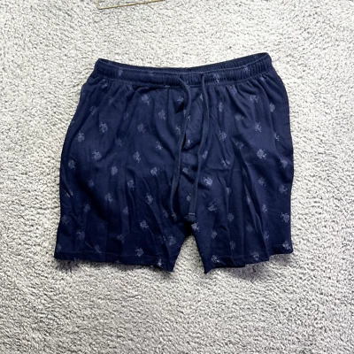 EE. UU. Polo Assn Para hombres Talla M Ropa de Dormir Pantalones Cortos Logo Estampado Completo Azul Marino Foto 1 de 4
