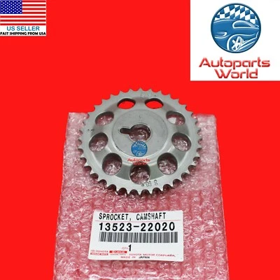 PIÑÓN ÁRBOL DE LEVAS DE DISTRIBUCIÓN ORIGINAL TOYOTA HIGHLANDER PRIUS RAV4 YARIS 13523-22020 Foto 1 de 3