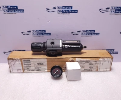 Norgren Excelon B73G-4AK-AD3-RMG Filter/Regulator With 0-150 PSI Gauge NOV 12003 - Image 1 of 4