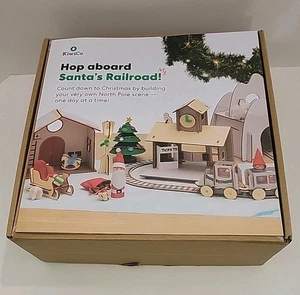 Kiwico Santa's Railroad Advent Calendar Ages 5+ NOB - Picture 1 of 5