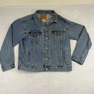 Chaqueta de Camionero Levi’s Denim Vintage Años 90 70507-0389 Para Hombre XL Retro Azul Jean - Imagen 1 de 8
