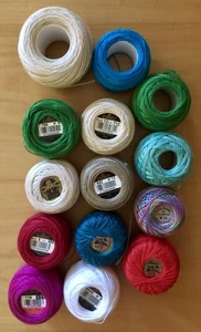 DMC Finca Valdani Pearl Cotton Embroidery Thread Sizes 8 & 12 Many Colors - Picture 1 of 6