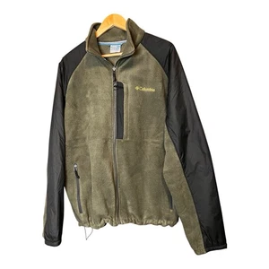 Columbia Interchange XXL- Vellón Oliva/Negro Pecho Cremallera Bolsillo Cordón Dobladillo - Imagen 1 de 9