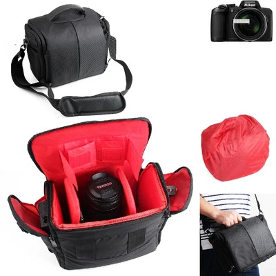 K-S-TRADE große Kameratasche für Nikon Coolpix B600 Fototasche Materialtasche Camera bag