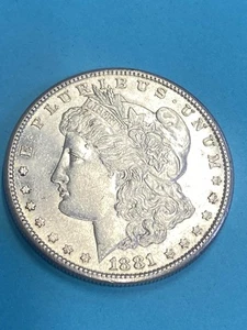 1881-S Morgan Silver Dollar $1 Brilliant Uncirculated BU 90% Silver - Picture 1 of 2