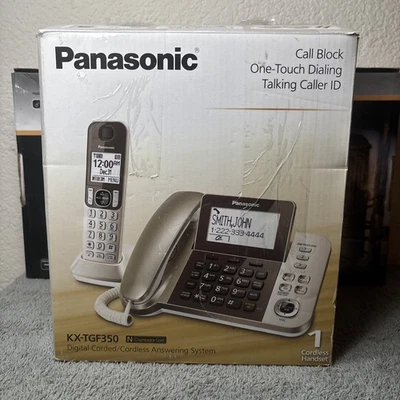 Panasonic KX-TGF350 Expandable Phone System 3.4 inch Large display Baby Monitor - Image 1 of 4