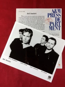 DEL AMITRI A&M PRESSEMAPPE: WAKING HOURS 8x10 Glossy & 1-Page Bio  - Bild 1 von 1