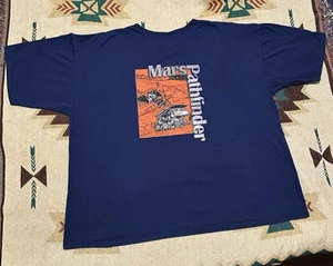 Delta 2 Mars Pathfinder Launch Team NASA Vintage T-Shirt 3XL - AUTHENTIC - RARE - Picture 1 of 6
