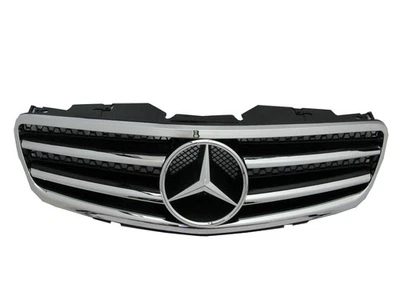 R230 2002-2007 Pre-Facelift 2FIN GRILLE/GRILL BLACK for Mercedes-Benz AMG Style - image 1 of 4