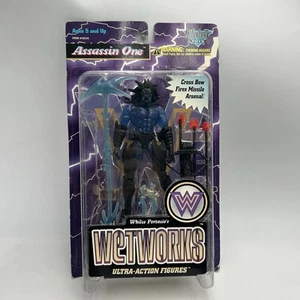 ASSASSIN ONE McFarlane Toys WETWORKS 1996 Ultra-Action Figure Vintage Sealed - Picture 1 of 6