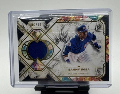 Sammy Sosa 2025 Topps Diamond Icons Juego Usado Memorabilia Chicago Cubs Reliquia/10 Foto 1 de 2