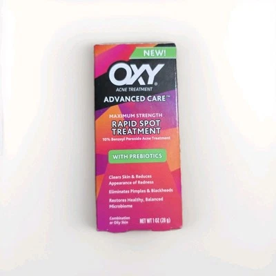 Oxy Acne Medication Rapid Spot Treatment 10% Benzoyl Peroxide Max Strength 1 Oz - Image 1 of 4
