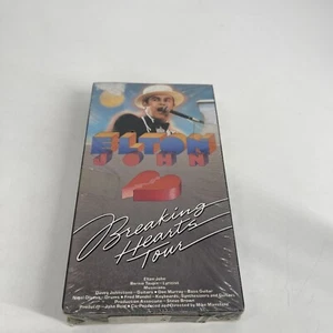 Elton John Breaking Hearts Tour VHS 1984 Vintage SEALED Music Live - Picture 1 of 4