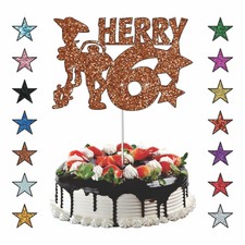 Cowboy Cake Topper Personalised Birthday Cake Decoration UK Any Name Age UK
