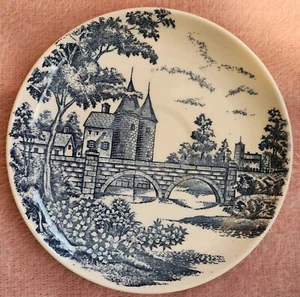 Norleans Earthenware Ghent Japan Blue/White Plate 6" (See Photos) - Picture 1 of 12