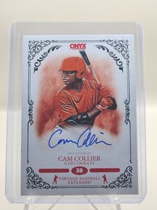 2022 Cam Collier Onyx Extended Hard Signed Red 1st Rd Pick