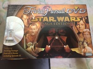 Trivial Pursuit DVD STAR WARS Saga Edition 2005 Replacement Empty Box