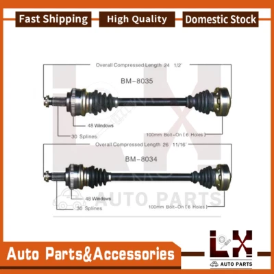 Juego SurTrack conjunto eje eje trasero CV para BMW 325xi 330xi 01-05 NUEVO Foto 1 de 4