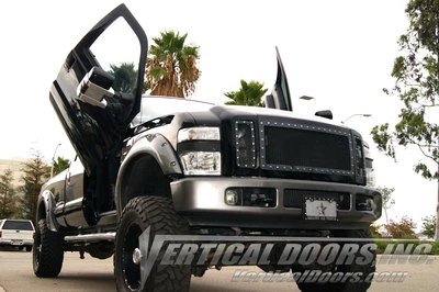Ford F250 F350 Superduty 99-16 Lambo Style Vertical Doors INC  Bolt On Hinge Kit - Image 1 of 4