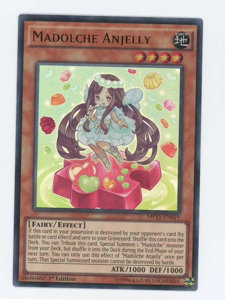 Yugioh Madolche Anjelly MP15-EN019 Ultra Rare 1st Edition LP - Image 1 of 1