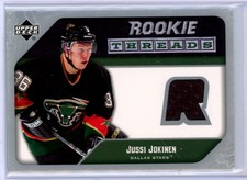 2005-06 Upper Deck Rookie Threads #RTJJ Jussi Jokinen RC JERSEY - Dallas Stars
