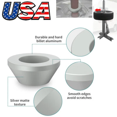 Cambiador de neumáticos manual de aluminio cono centrado poste central coche camión Ultimate Foto 1 de 4