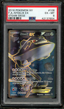 2016 Pokemon XY Steam Siege 108 Full Art Steelix EX-PSA 6 EX-MINT ✨️