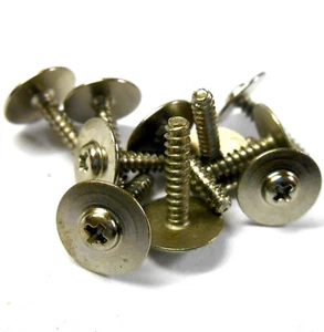 L11120 M3 3mm x 12mm Self Tapping Flanged Washer Screw x 10 Silver Cross Head - Picture 1 of 1