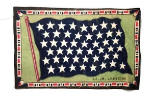 Cigar Label Premium 4x6" US Navy Union Jack United States Wool 48 Star Victorian - Picture 1 of 1