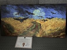 Van Gogh Pokemon Corviknight Canvas 45 x 90 cm Authentic With Cert