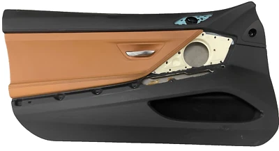 BMW 640i 51417406315 2015 2016 2017 2018 forro de puerta de coñac cuero conductor izquierdo Foto 1 de 4