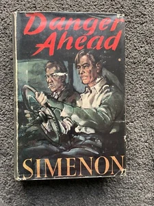 Georges Simenon Danger Ahead UK Hamish Hamilton 1st Ed DJ/HC - v. rare & vgc - Picture 1 of 6