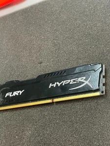 Kingston HyperX Fury DDR3 4Gb 1866Mhz Desktop Memory Ram HX318C10FBK2/8 #M04 - Picture 1 of 3