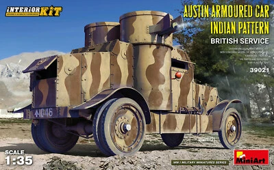 Austin Armoured Car Indian Pattern British Service. Interior Kit 1:35 Model Kit - Immagine 1 di 4