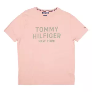 TOMMY HILFIGER Womens T-Shirt Pink L - Picture 1 of 6