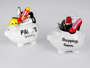 Sparschwein Papa´s Spielzeug oder Shopping Queen Geldgeschenk Geburtstag - Bild 1 von 3