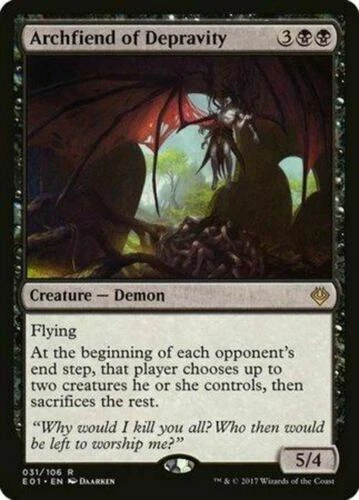 1x ARCHFIEND OF DEPRAVITY - Fate Reforged - MTG - Magic the Gathering - Image 1 of 1