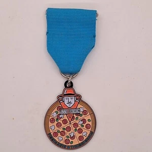 San Antonio Viva Fiesta Medal Pin 2018 Pizza Patron Tricentennial 300 Texas - Picture 1 of 4
