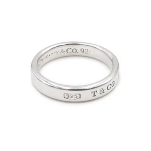 Anillo Tiffany 1837® en plata, anillo estrecho, talla 6,5 - Imagen 1 de 4