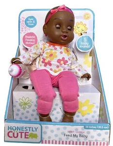 Perfectly Cute My Sweet Baby 14" Babypuppe - brünettes Haar mit braunen Augen NEU - Bild 1 von 3
