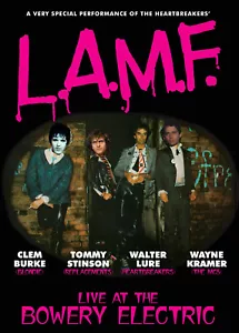 LURE BURKE STINSON & KRAMER 'L.A.M.F. Live at the Bowery' LP + DVD + CD BUNDLE! - Picture 1 of 4